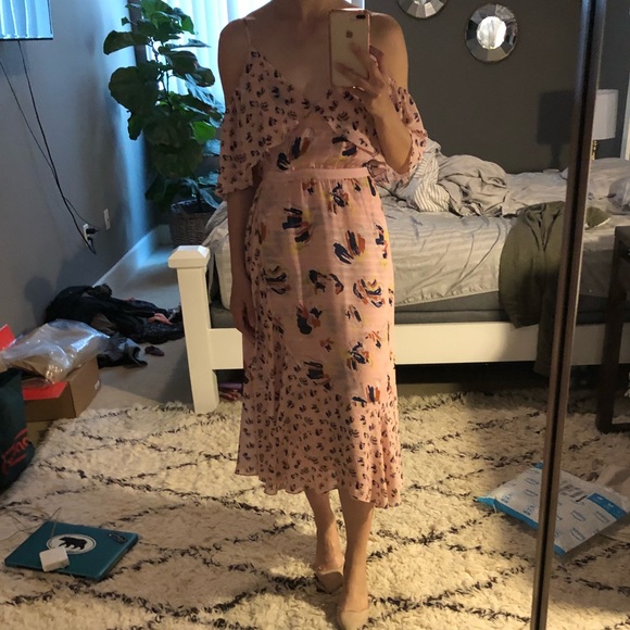 Tanya Taylor Amylia Textured Silk Abstract Floral - Picture 5 of 5